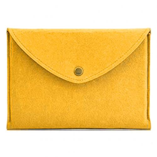 Felt Envelope A4 File Pocket Document Bag Holder Organizer School Office Supply: Yellow