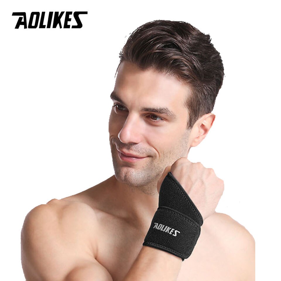 AOLIKES 1PC regulowany nadgarstek nadgarstek tunel Brace wsparcie nadgarstka Sport zapalenie ścięgna ulga w bólu na zapalenie stawów nadgarstek bandaż do zawijania