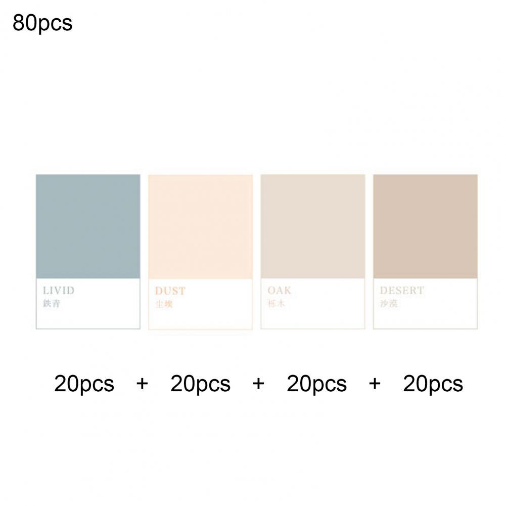 Widely Use 80Pcs/Set Practical Lovely Stickers Bookmark Marker Memos Premium Sticky Memos Cute for Home:  4