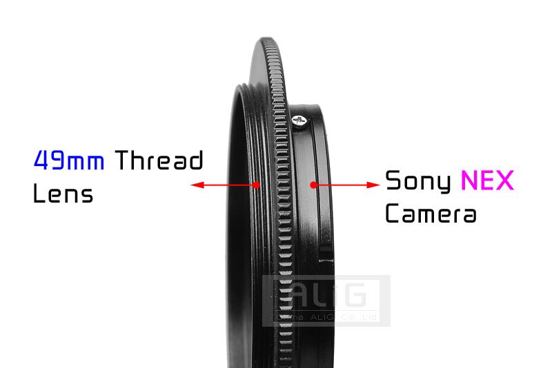 metal 49mm 52mm 55mm 58mm 72mm 77mm kamera makro obiektyw odwrotny adapter robić Sony e-uchwyt A6000 A6300 A5100 A5000 A7 A7R A7RII NEX7