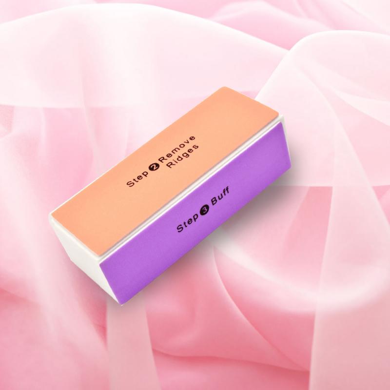 White Acrylic Nail Buffer Buffing Sanding Block Files Salon Art UK D