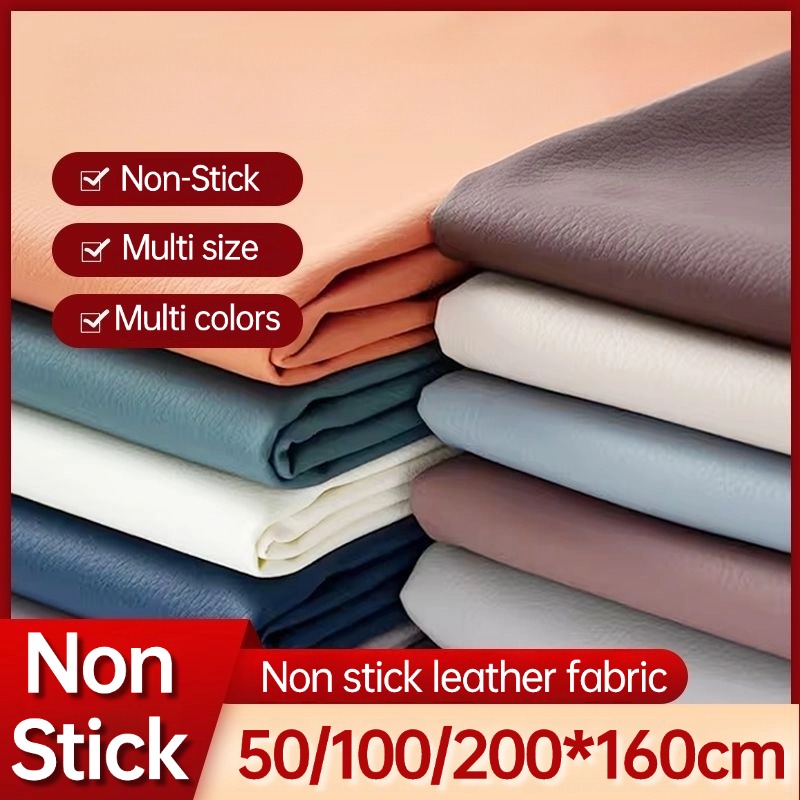 50/100/200x160cm non-stick synthetisch leer stof meubilair bank tas autostoel naaien DIY materiaal lederen patches Leathercraft