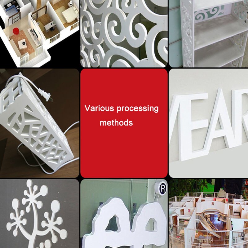 PVC Foam Board Plastic Model Pvc Foam Sheet White Foamboadrd Model Plate Thickness 3mm 5mm 8mm