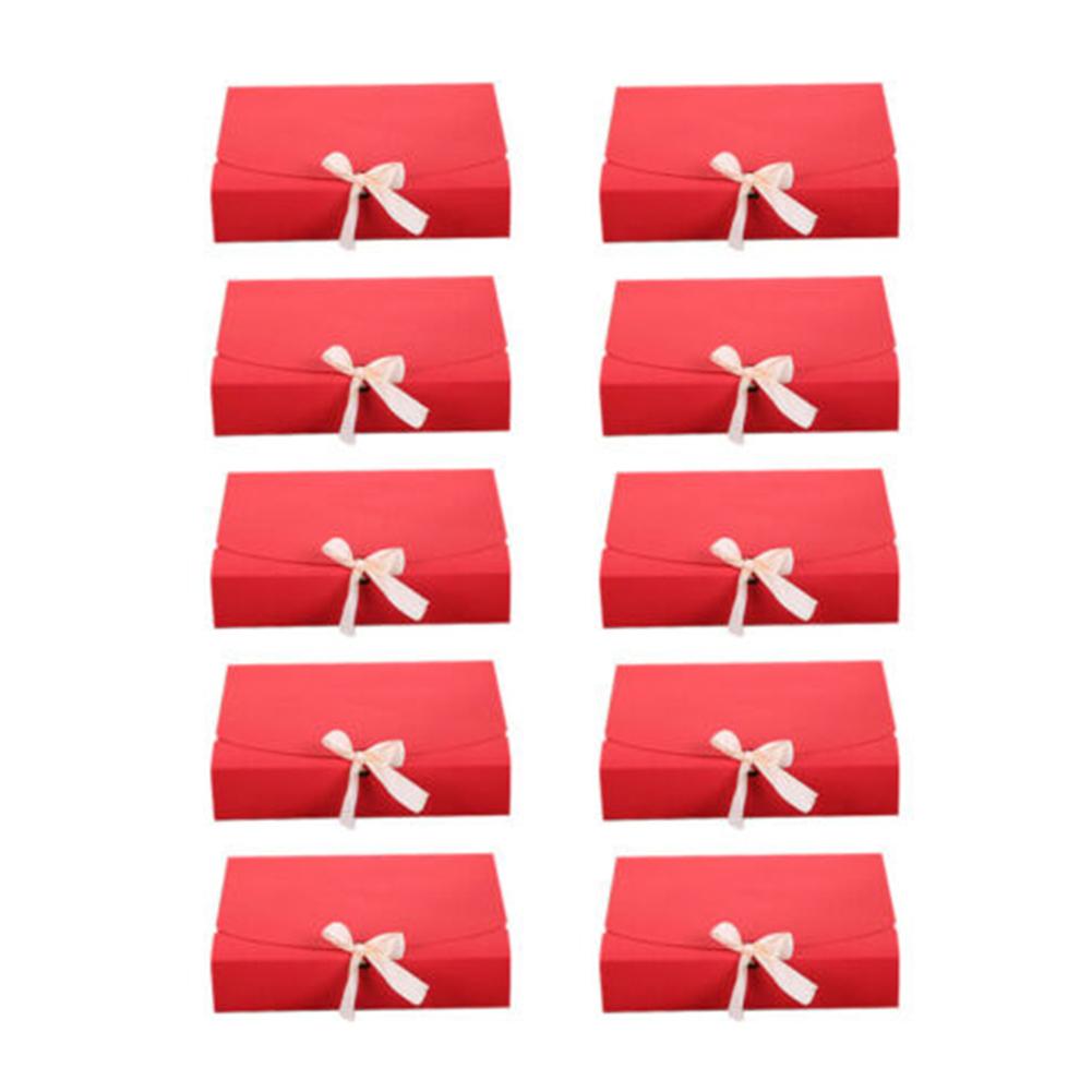 10 Uds Cajas de de dulces recuerdos de papel paquete Cajas de caramelos con cinta boda cajas de caramelos para bodas favores