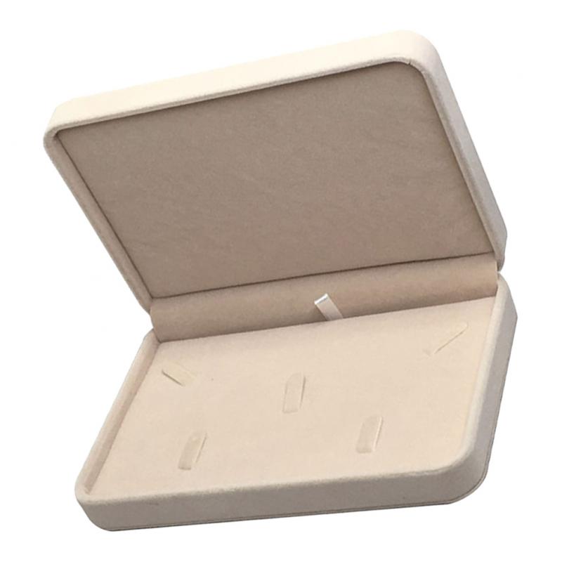 Caja de de terciopelo de lujo, caja de joyería para anillo, pulsera, collar, pendientes, colgante, caja de almacenamiento, vitrina de , organizador de joyería