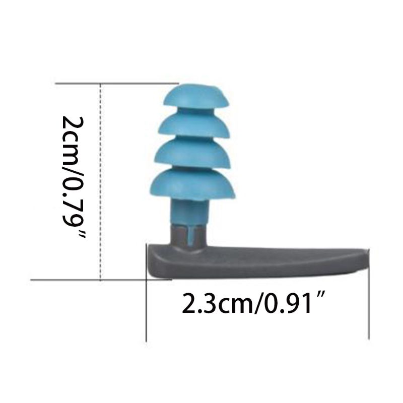 1 Paar Doos Verpakt Comfort Oordopjes Ruisonderdrukking Silicone Soft Oordopjes Zwemmen Siliconen Oordopjes Beschermende Oordopjes Slaap