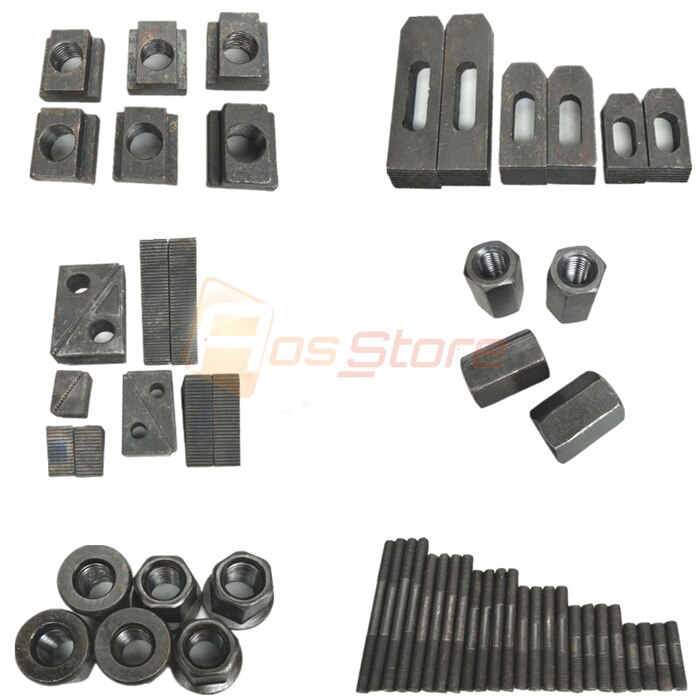 Milling Machine Clamping Set 58pcs Mill Clamp Kit Vice M12 58pcs Clamping Tool