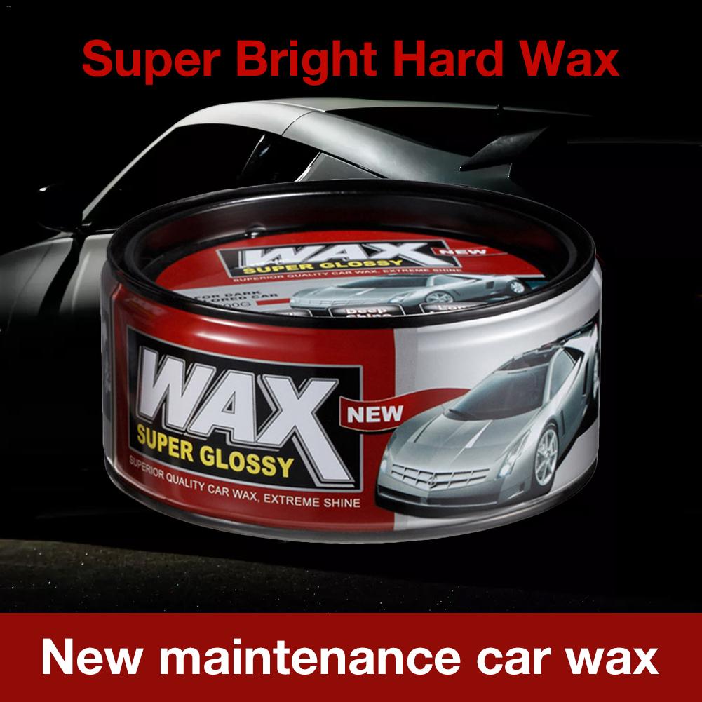 Cera dura de pulido superbrillante para coche, cera de 320 gramos, mantenimiento, excelente efecto de acristalamiento, fácil de usar, estilo