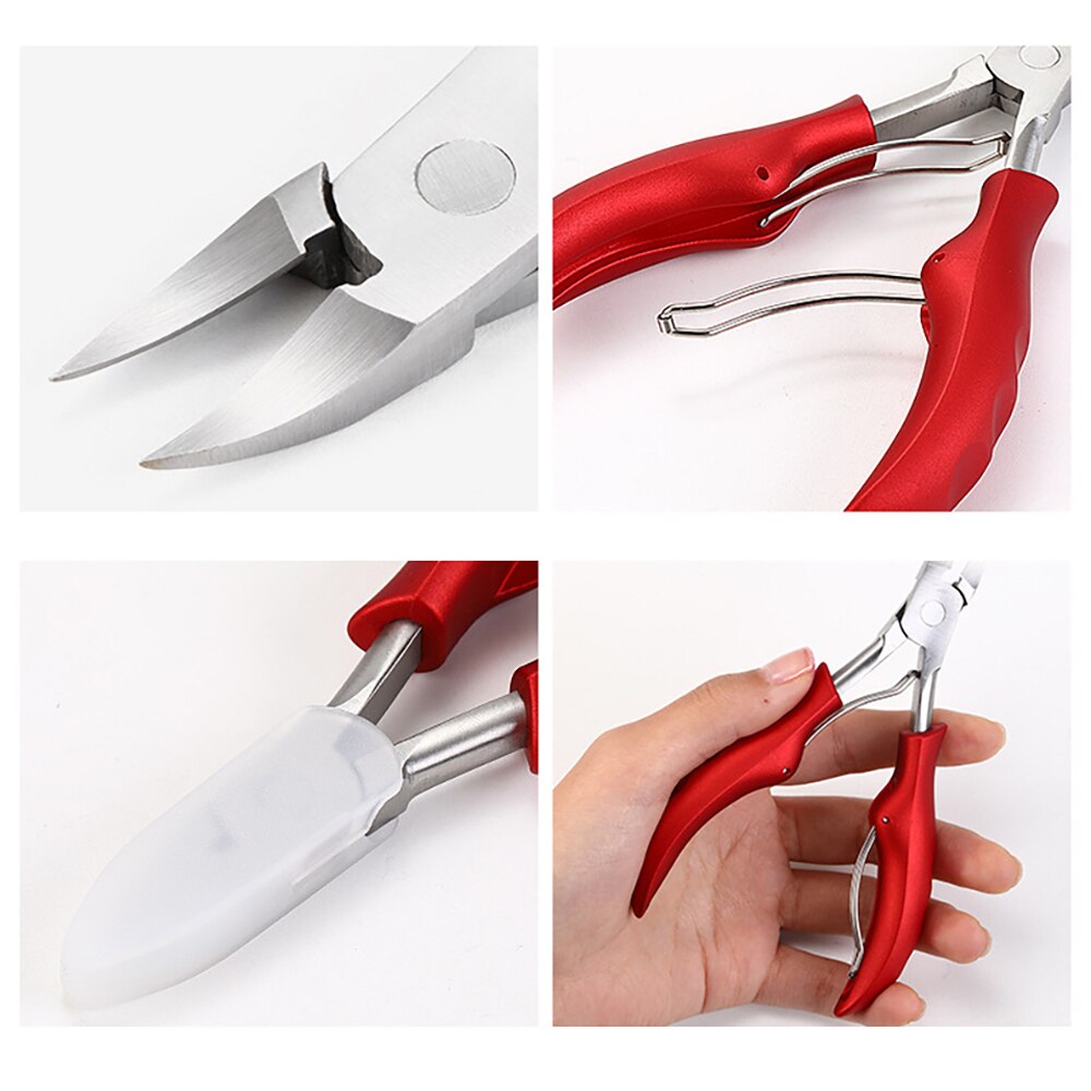 Nail Correction Nippers Ingrown Toenails Paronychia Dead Skin Dirt Remover Cuticle Scissors Nail Podiatry Cutter