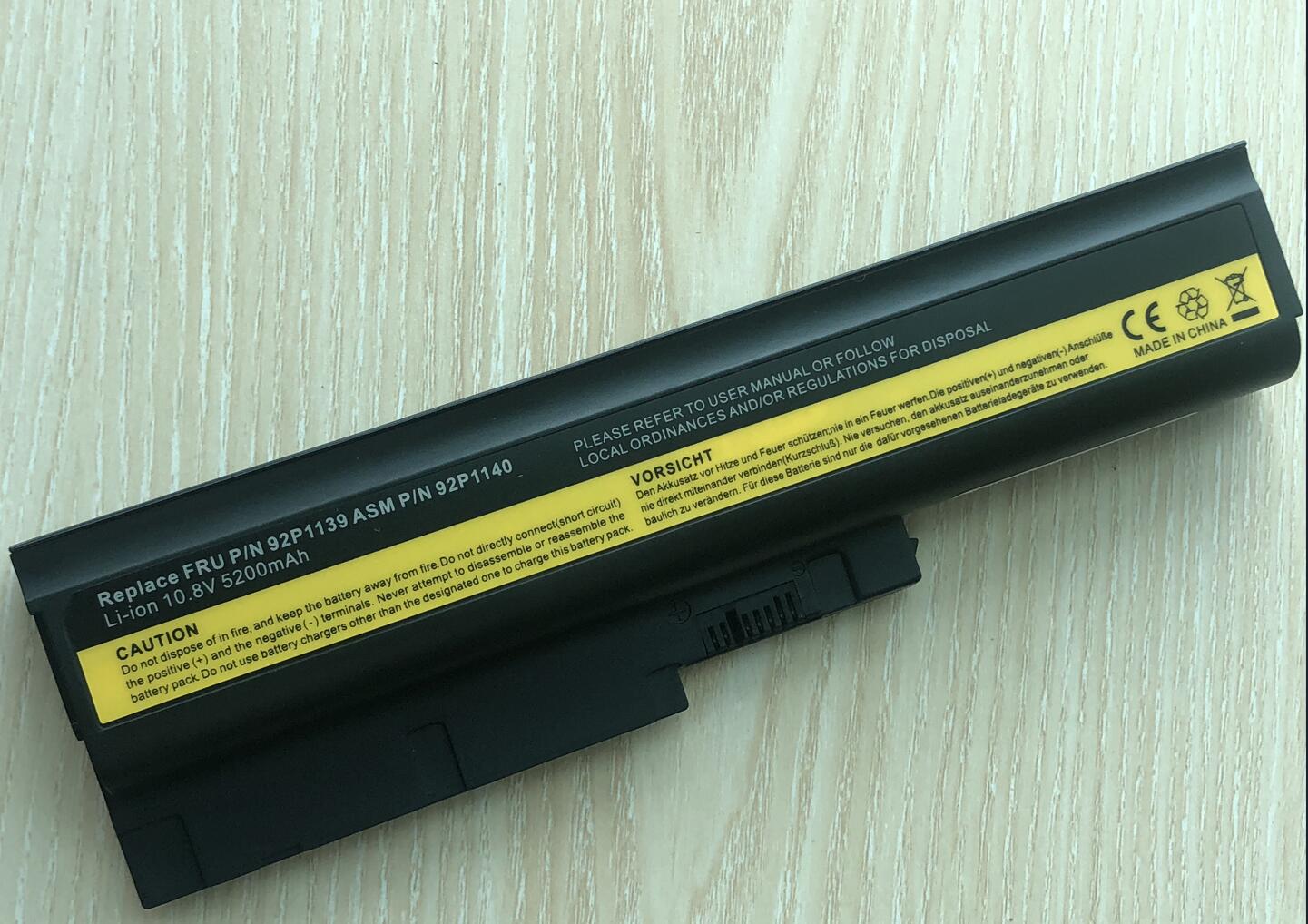 4400 mah batteri til ibm lenovo thinkpad  r60 r60e r61 r61e r61i t60 t60p t61 t61p r500 t500 w500 sl400 sl500 sl300