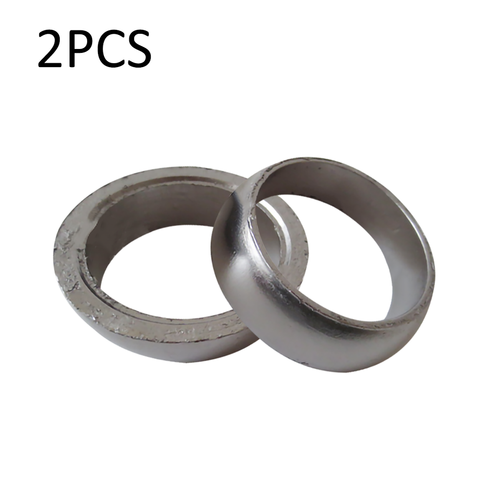 2 st metall avgasspjäll tätning packning silver passar för polaris sportsman 600 700 800 3610047 motorfordonstillbehör