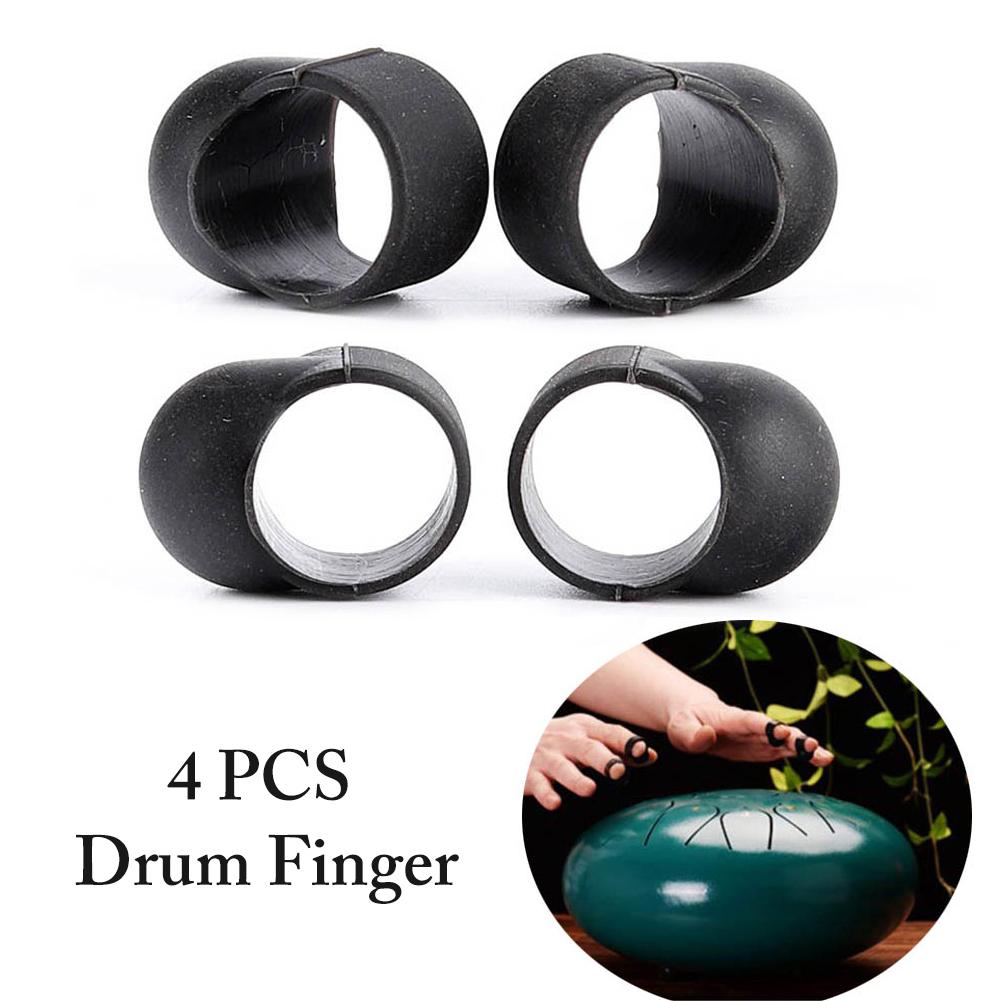 4PCS Drum Finger Sleeve Knocking Playing Finger Cover For Steel Tongue Drum Fast Drum Finger Sleeve