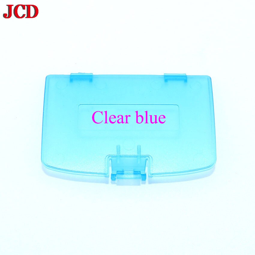 JCD 1PCS For Nintendo GameBoy Game Boy Color GBC Battery Cover Lid Door: Clear blue