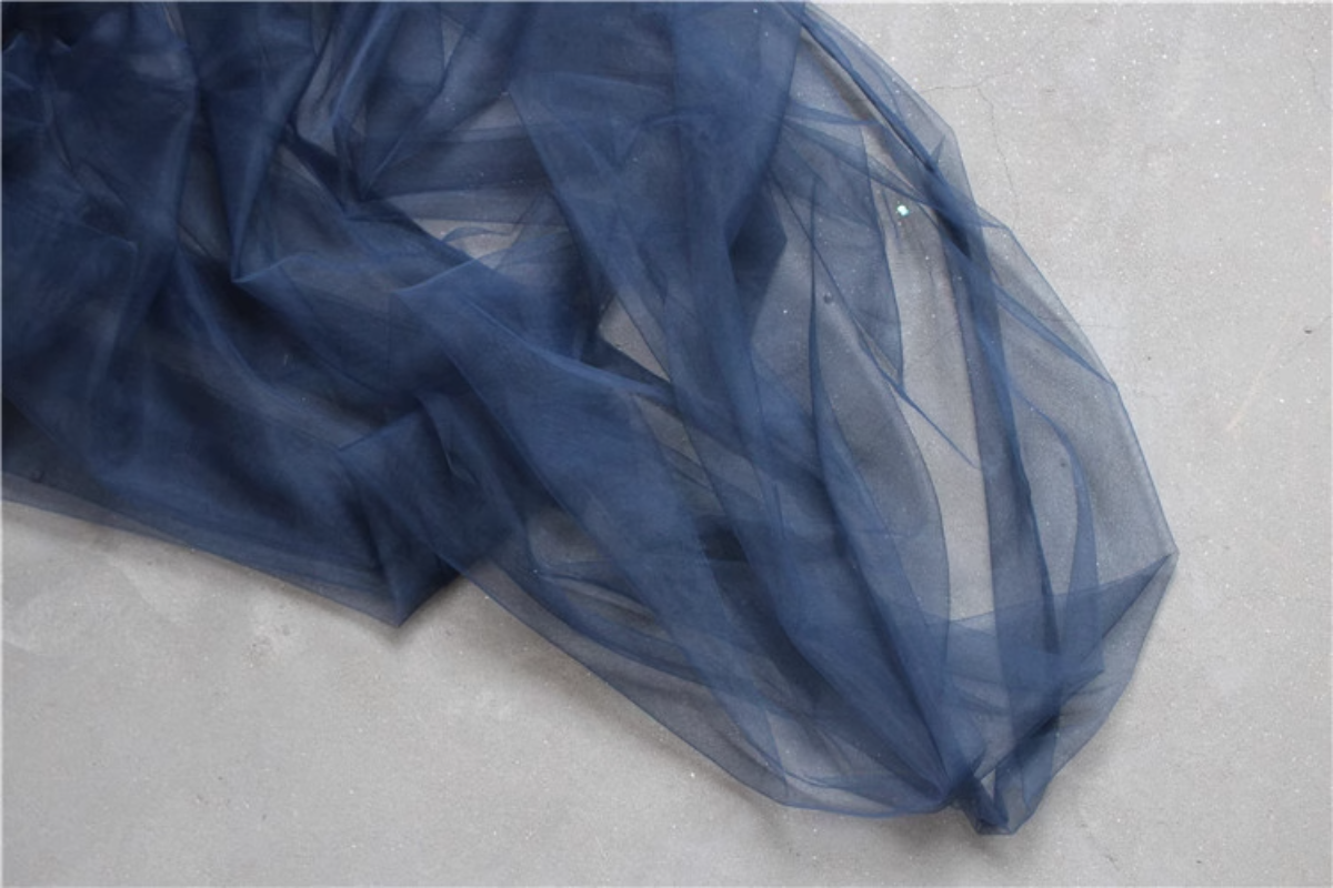 Stretch Mesh Tule Stof Groen En Blauw Diy Achtergrond Gordijn Sjaal Hoofdtooi Sluier Rokken Trouwjurk Stof