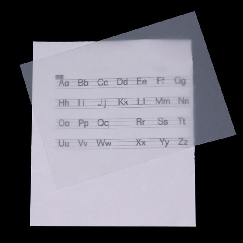 100 Stuks Transfer Papier Zwavelzuur Tracing Papers Kalligrafie Kopieerpapier Voor Diy Techniek Tekening Schilderen Schrijven Levert