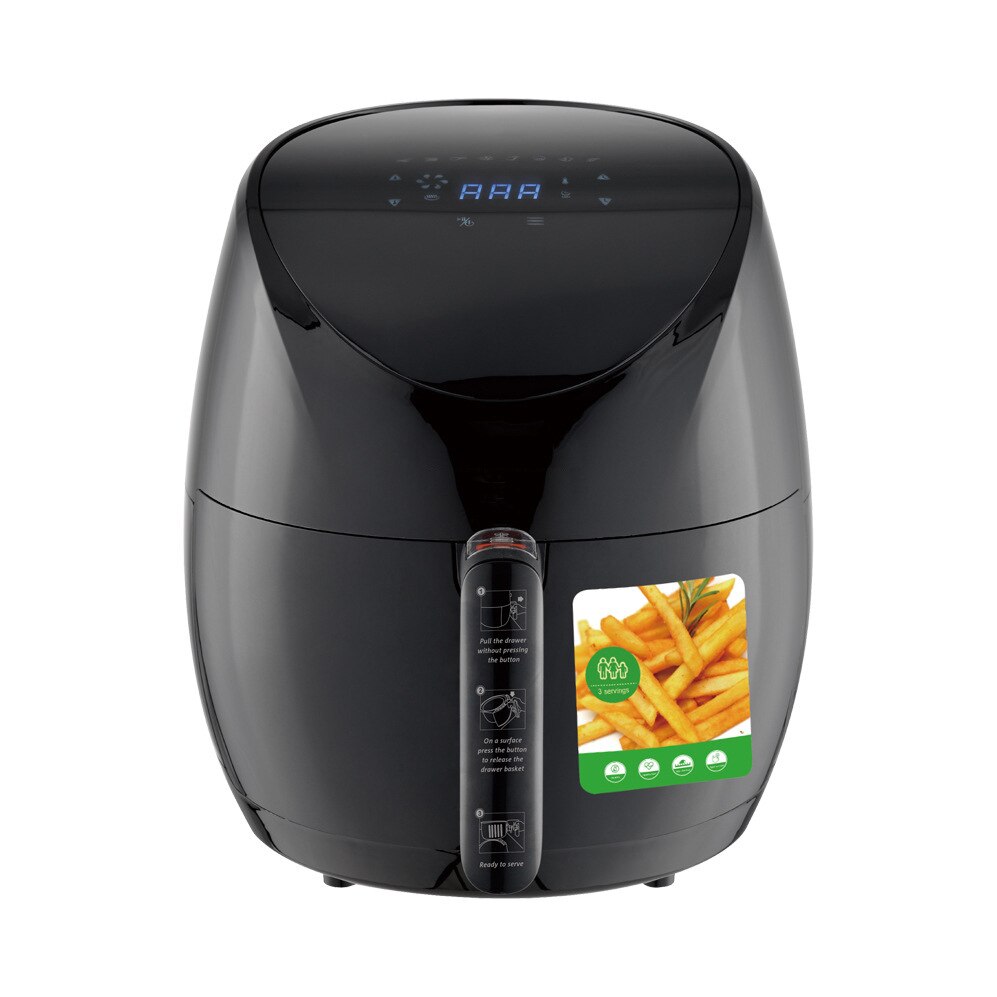 4.8LElectric Air Fryer Oven Turbostar Technology Patent LED Touchscreen Deep Fryer without Oil Top Configurations Flagship220V