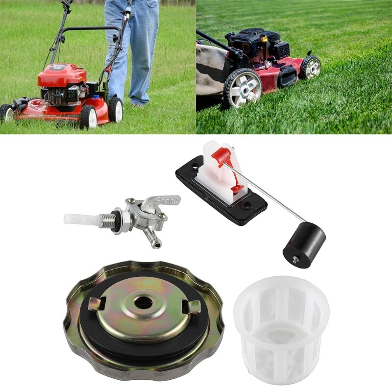 Universal 5 Gallon 7 Gallon Generator Gas Fuel Tank Valve Chrome Cap Engine