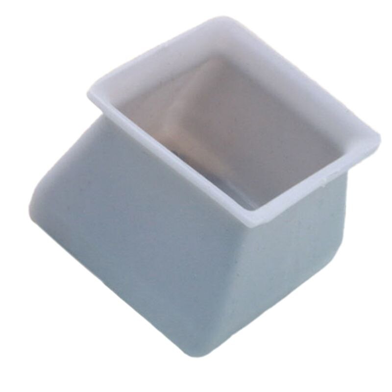 Housse de Protection en silicone pour meubles, 4 pièces, pieds de Table antidérapants pour pieds de chaise, pièces de Protection de sol: Grey