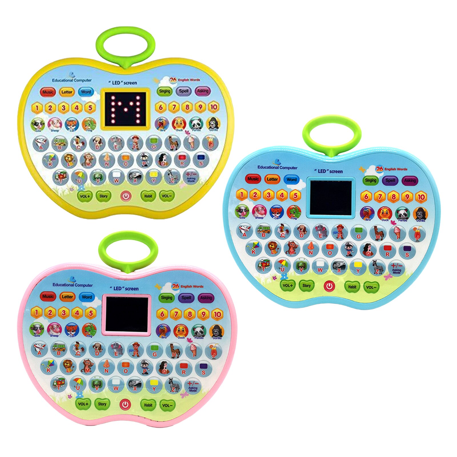 Musikalische lernmaschine – aussprachehilfe mit buchstabenblöcken für jungen und kleinkinder