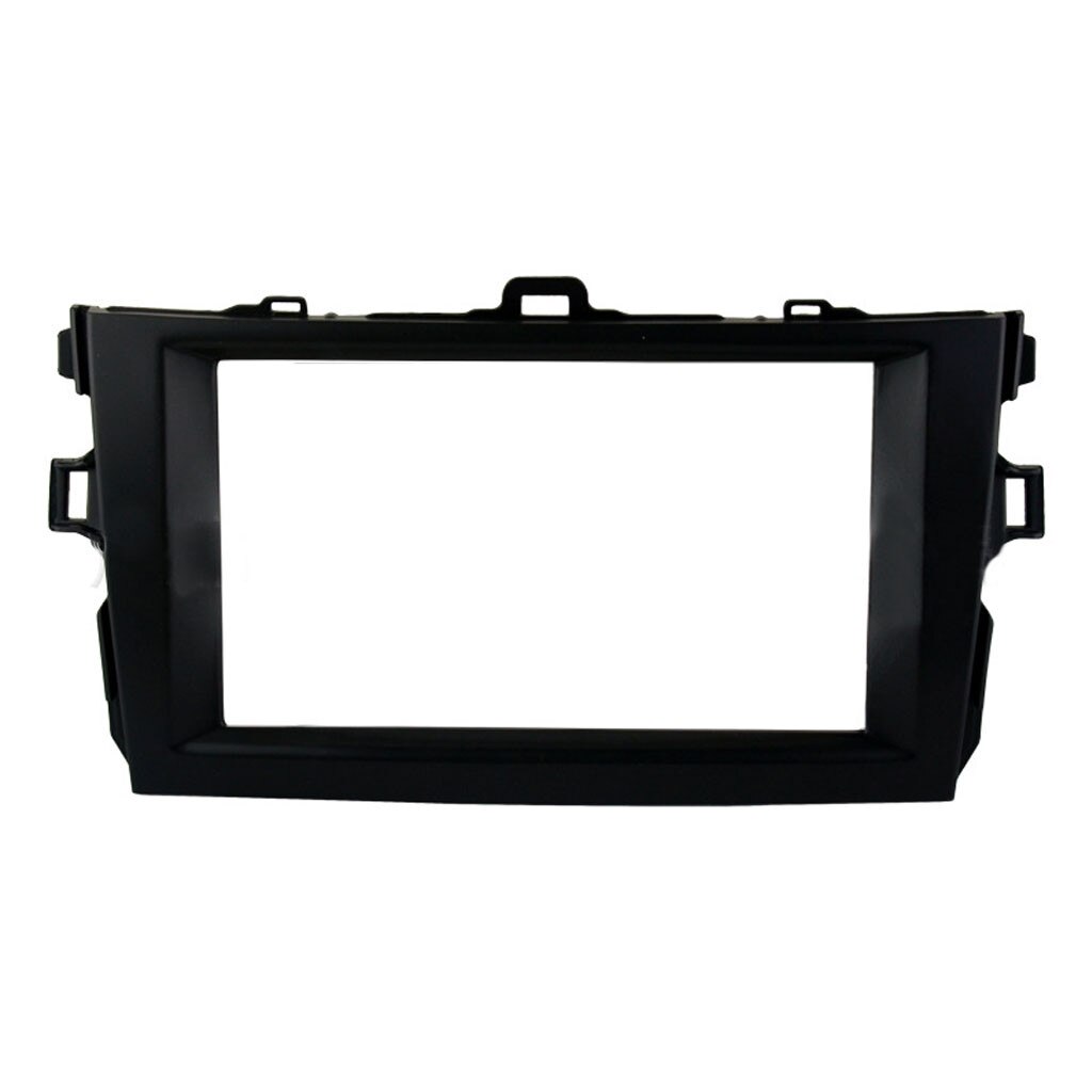Franchise Car Stereo Radio Fascia Panel Trim Kit 2Din ABS Car Stereo Radio Fascia Plate Panel Frame For Toyota Corolla