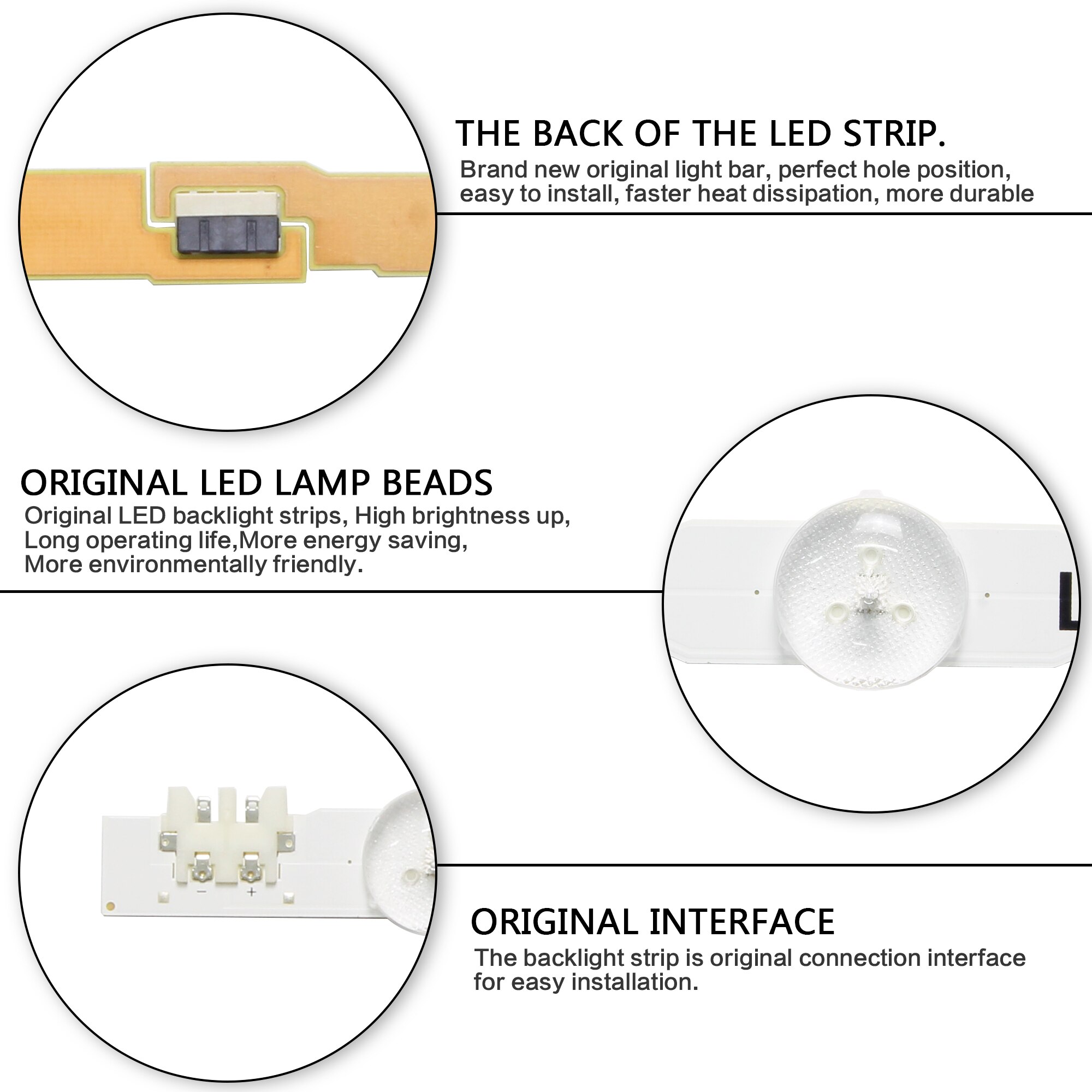 LED BACKLIGHT FOR SAMSUNG 40" TV 2014SVS40_3228_L06_REV1.1_131112 CY-GH040BGSV2H LM41-00099K LM41-00099H