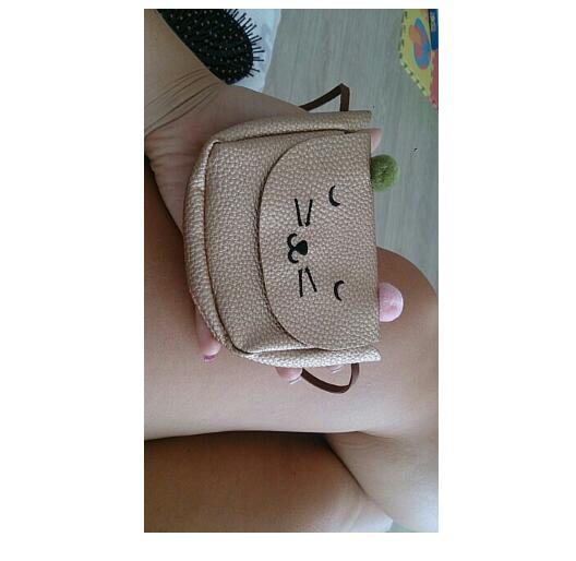 5 stuks zo schattige kinder pu leren kattentas kinder schoudertas meisjes schoudertas munt portemonnee peuter portemonnee