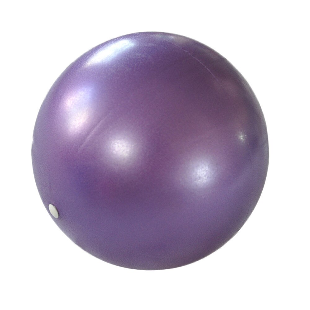 Fitness Equipment 25cm Exercise Fitness Gym Smooth Yoga Ball Glossy Fitness Ball 3 Color D8: Purple