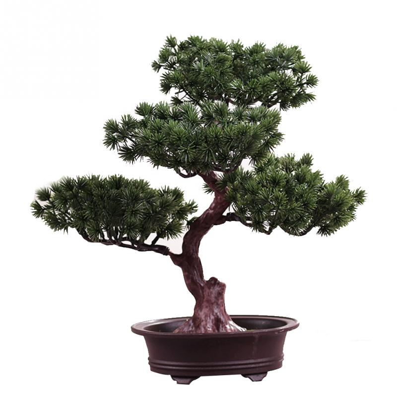Konstgjord verklighetstrogen heminredningssimulering skönhet tall phoenix tall träd krukväxt kontor diy dekorativ bonsai festival: 3