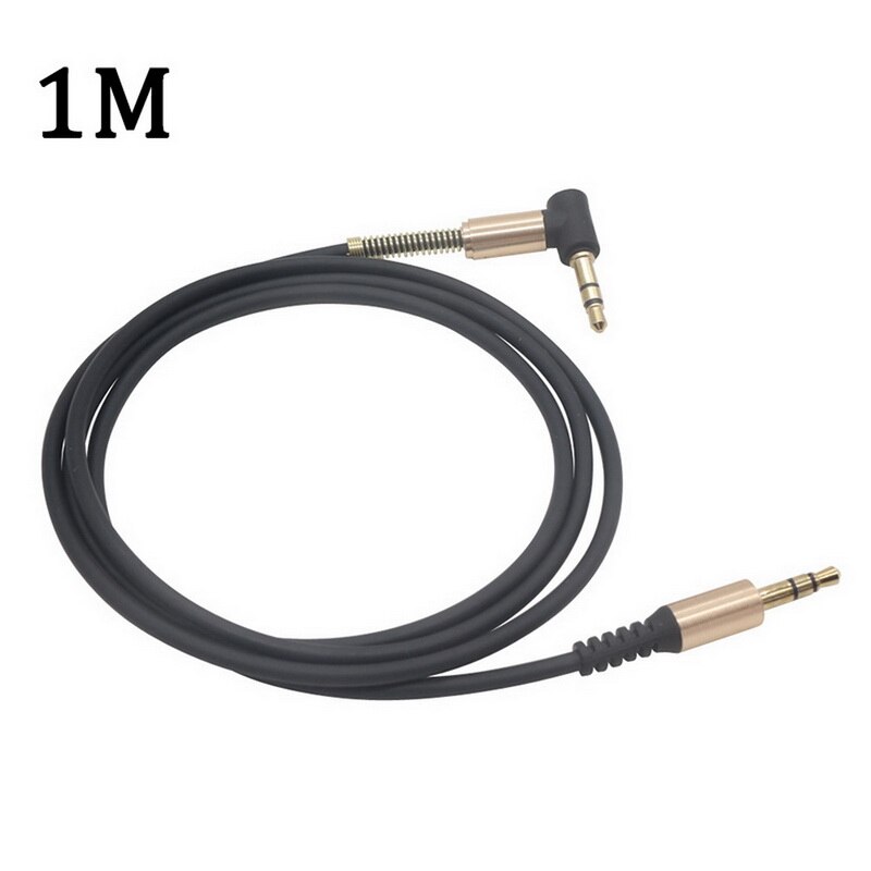 Elbow spring retractable 3.5mm audio cable aux audio speaker cable retractable cable car cable Extension Cable Retractable Cable: Black straight line