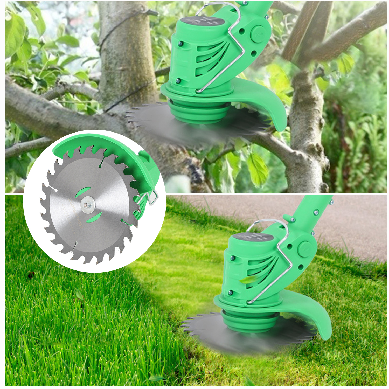 24 Teeth Lawn Mower Circular Metal Saw Blade Round Saw Cutter Electric Weeder Accessory for Garden Agriculture Use Compatible