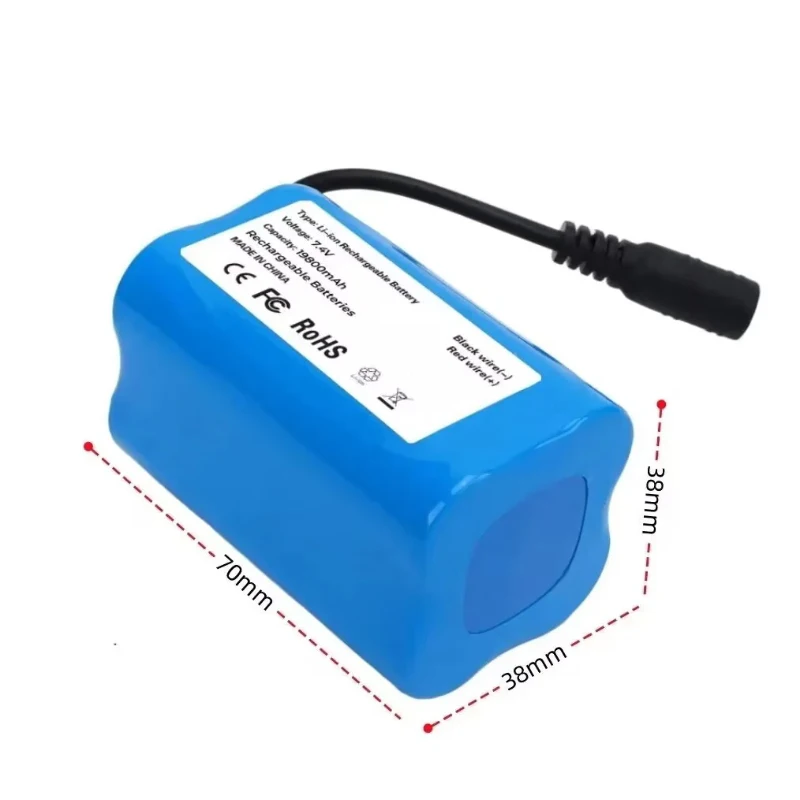 Akumulator 7,4 V 19800 mAh do T188 T888 2011-5 V007 C18 H18 So on Zdalnie sterowany RC Przynęta na ryby Części do łodzi