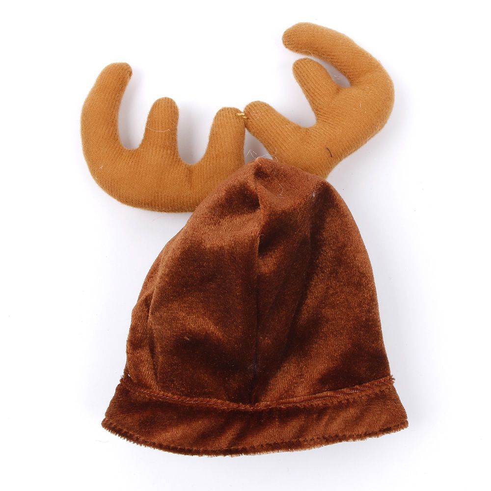 Huisdier Kat Hond Cap Hoed Voor Puppy Teddy Dier Shapeshift Christmas Reindeer Kostuum