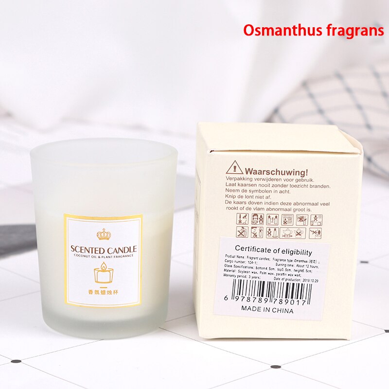 Geurkaarsen Citroen Lavendel Rose Home Decoratie Bruiloft Kaarsen Ontspannen Soja Wax Aromatherapie: N8