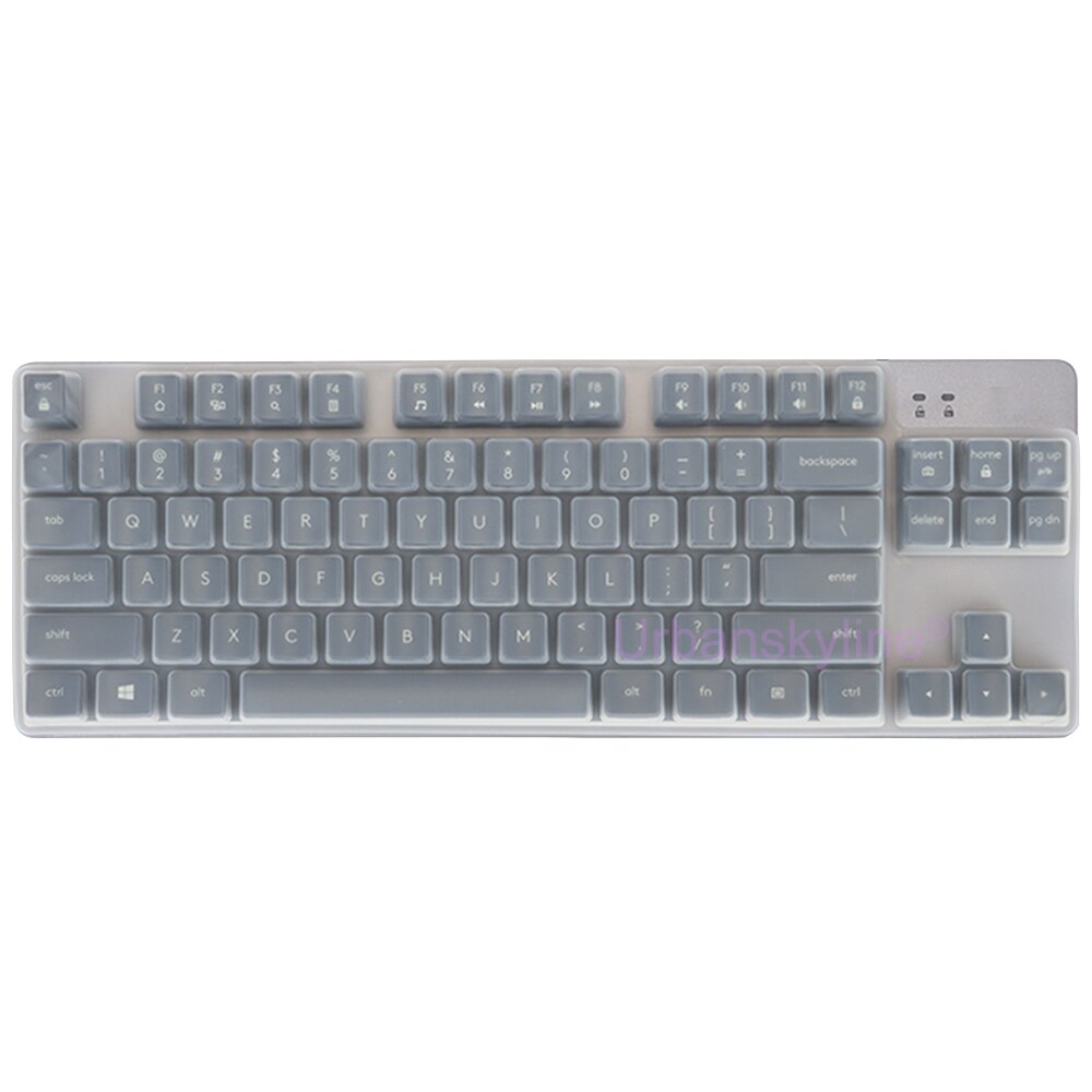 K835 Keyboard Cover for Logitech K835 TKL for Logi Mechanical Protective Protector Skin Clear Silicone TPU Case Funda: Clear