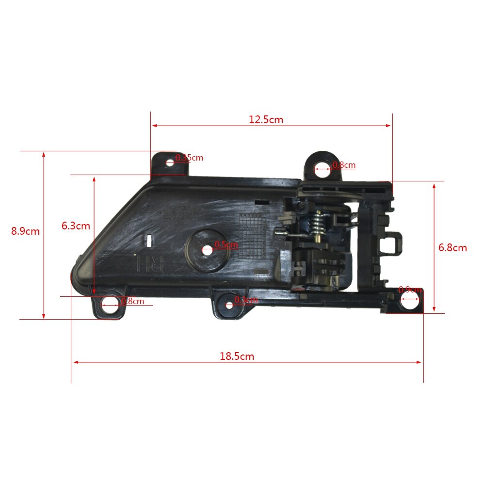 1 stuk auto-interieur binnendeurgreep voor hyundai veracruz  ix55 2007 82610-3 j 000ws 82610-3 j 000 links