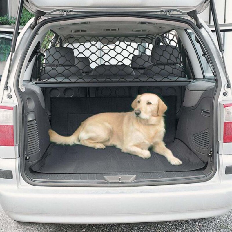 Auto Hond Barrière Seat Net Organizer Universele Stretchy Auto Achterbank Opslag