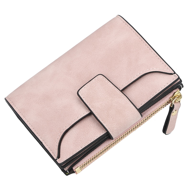 PU Leather Women Wallet Hasp Small and Slim Coin Pocket Purse Women Wallets Cards Holders Luxury Brand Wallets Purs