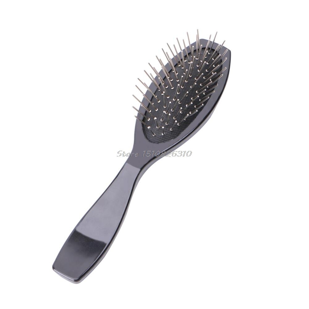 Brosse peigne professionnelle antistatique en acier, tête d&#39;entraînement pour perruque Extensions # Y207E # Offre Spéciale: Black