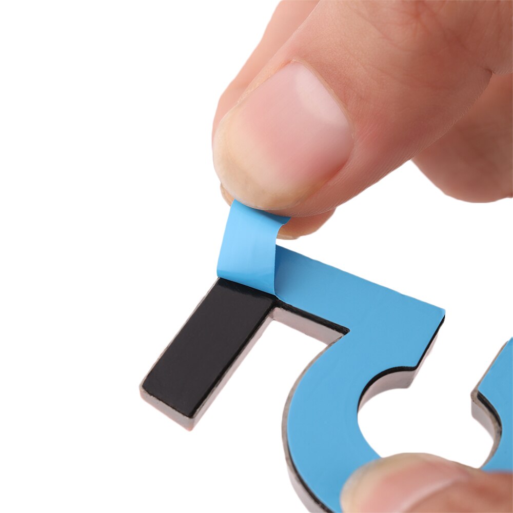 0-9 ABS Plastic Cijfer zelfklevende Huis Plaque Adres Teken Kamer Deur Nummer Cijfers Sticker Cijfer Teken hotel Deur Label