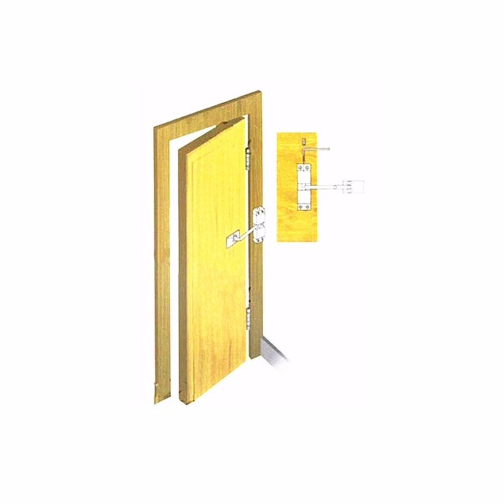 Ferme-porte Invisible à Force réglable, ferme-porte automatique pour la salle de la maison, tampon de fermeture Invisible, noir, blanc, or,