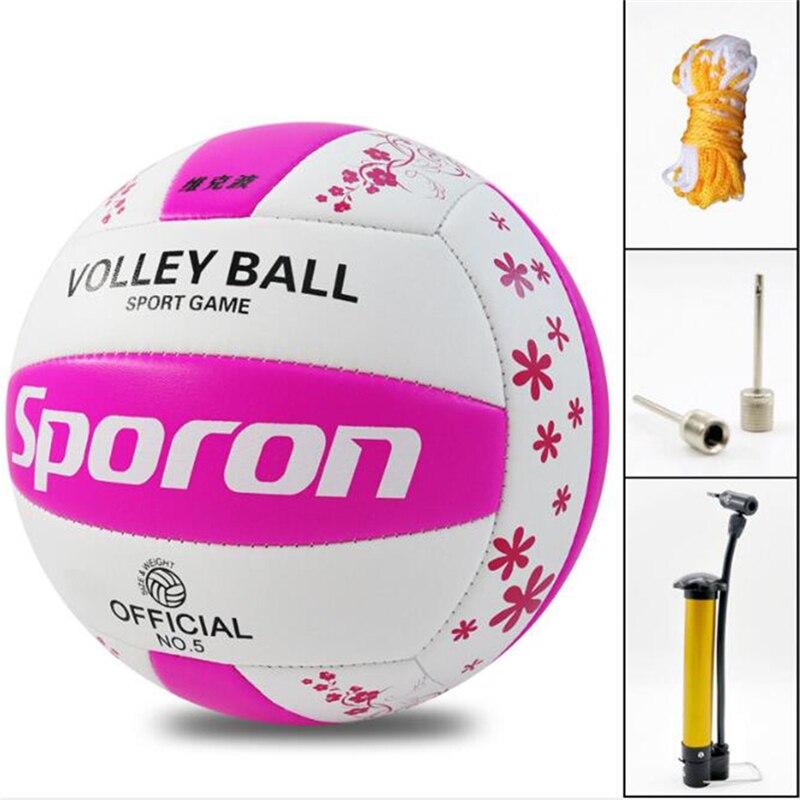 Bola de voleibol suave de PVC, Balón de competición de entrenamiento , estándar internacional, para playa, interior y exterior, una pieza