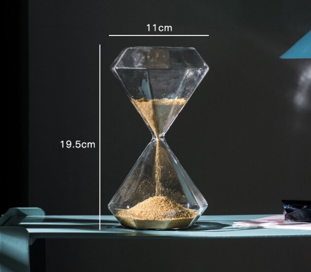 Nordic Simple Sand Hourglass Timers Bedroom Study Office Hotel Living Room Modern Decoration Glass Hourglass Accessories