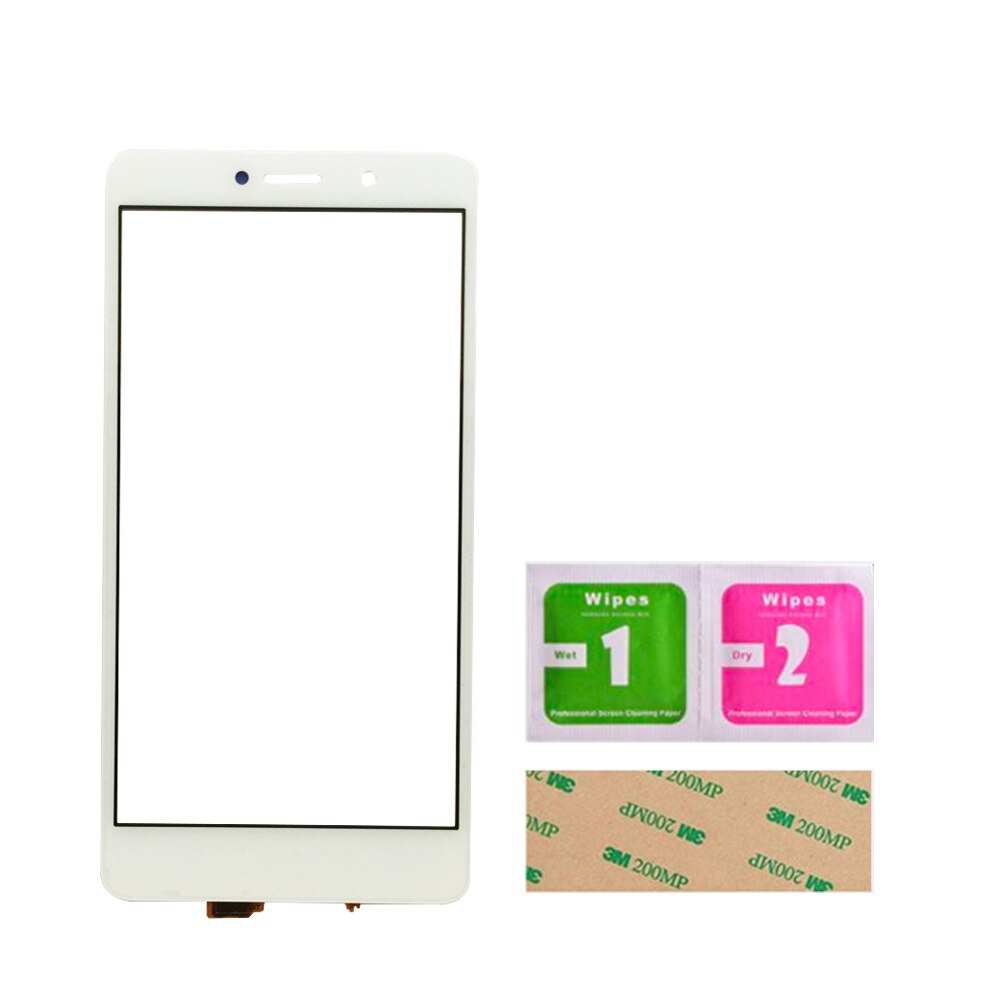 Touch Screen For Huawei Honor 6X 6 X Touch Panel 5.5'' Screen Front Glass Lens Digitizer Panel Sensor Parts 3M Glue Tools: White No Tools