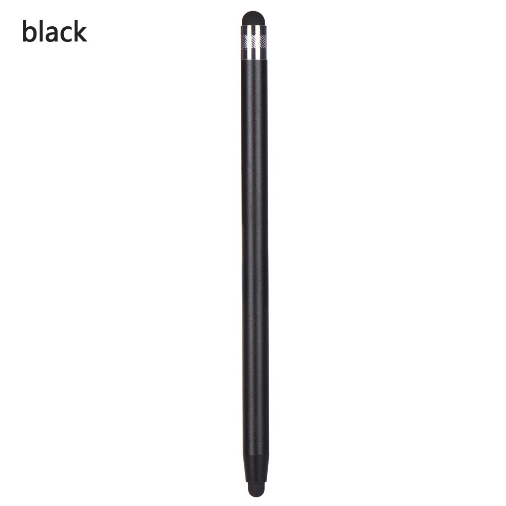 Universal Capacitive Screen Touch Pen for Mobile Phone 2 in 1 Stylus Pen Drawing Tablet Pens Smart Pen Accessories: Type1 black