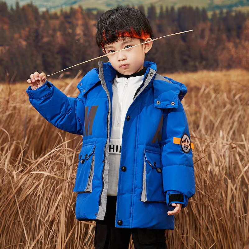 Abrigo de invierno para bebés, chaquetas cálidas para niños de 2, 3, 4, 5, 6 y 7 años, novedad de: blue / 8
