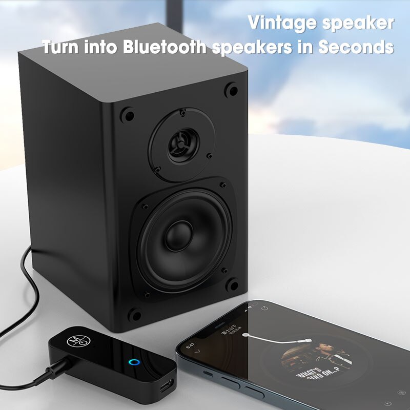 Bluetooth Transmitter 3.5MM Jack Audio Adapter Wireless Bluetooth Stereo Audio Transmitter Adapter for PC TV Headphones