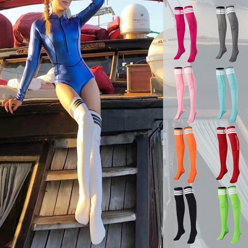 Sporty wodne 1.5mm neopren Free Diving długa skarpeta Scuba Swim pływanie Snorkeling Surfing sprzęt do nurkowania dla kobiet Stocking
