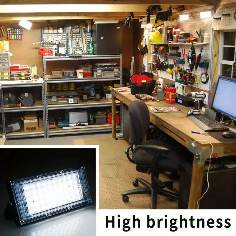 LED Floodlight 50W 100W AC 220V Outdoor Floodlight RGB Colourful Spotlight Outdoor IP65 Waterproof Led Spotlight for Garden