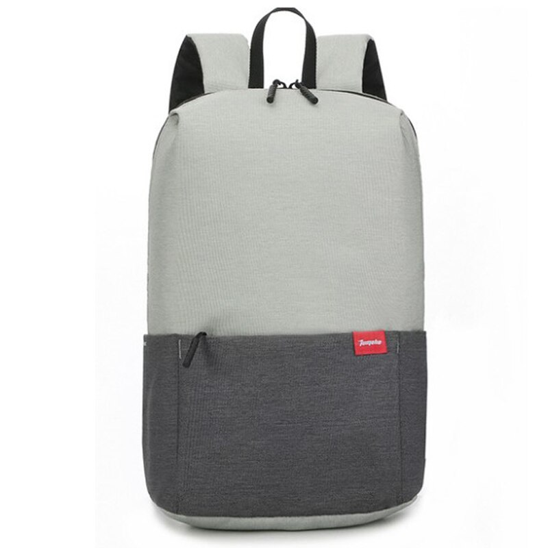 couple colorful Portable Casual bag Mini Backpack women backpack men bags for boy Girl Water Resistant Lightweight: light grey