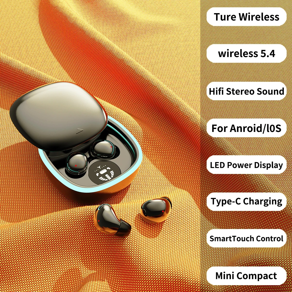 Neue Mini13-N Ultra Kleine Mini Unsichtbare Drahtlose Bluetooth Kopfhörer in Ohr Schlaf Ohrhörer Lärm die Ermäßigung Spiel Anruf Kopfhörer: weiß